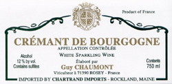 Cr�mant de Bourgogne  Ros� <br><br>Guy Chaumont