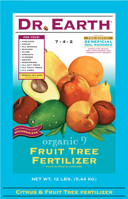 12lb Dr Earth Organic 9 Fruit Tree Fertilizer 7-4-2