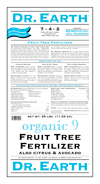 25lb Dr Earth Organic 9 Fruit Tree Fertilizer