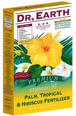 4lb Dr Earth Organic 10 Palm, Tropical and Hibiscus Fertilizer