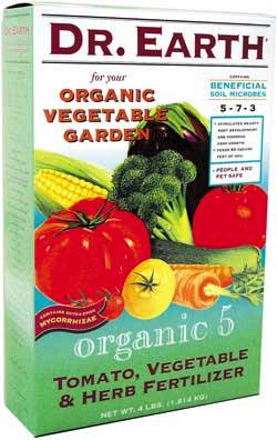 4lb Dr Earth Organic 5 Tomato, Vegetable & Herb Fertilzer