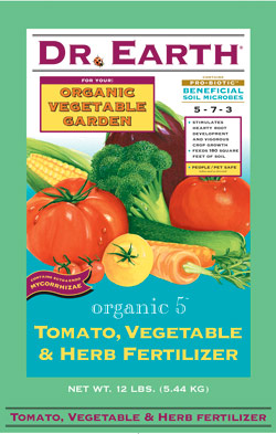 12lb Dr Earth Organic 5 Tomato, Vegetable & Herb Fertilizer