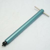 990F, Front, Predrill Extended Chuck Key with Chuck Key