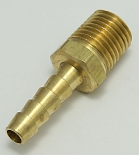 Air Fitting, Hose Barb, 1/4 Male NPT Pipe Thread