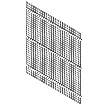 60 X 70 Mesh Panel,.135 Dia X 2 X 2 Wire Mesh