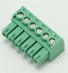Connector Terminal Block Plug, 6 Pole, 3.81mm Pitch,Phoenix