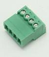 Connector Terminal Block Inverted Plug, 4 Pole, 3.81mm Pitch,Phoenix