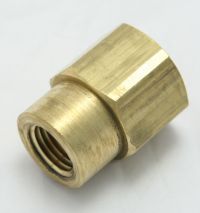 Brass Reducer Coupling 3/8 Female to 1/4 Female Pipe Thread