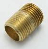Brass Close Nipple 1-1/8