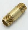 Brass Long Nipple 1-1/2 Long 1/4 Male Pipe Thead