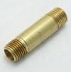 Brass Long Nipple 2 Long 1/4 Male Pipe Thread