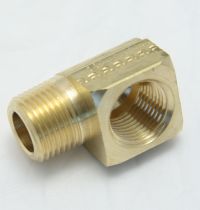 Brass Elbow 90-Degree Street 3/8 Female to 3/8 Male Pipe Thread