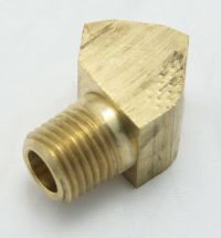 Brass Elbow 45-Degree Street 1/4 Female to 1/4 Male Pipe Thread