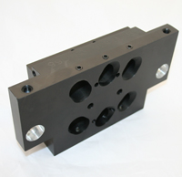 6 Shooter, Screw Receiver Block For 3" X 3" Hinge with Set Screws & Hard Anodizing.