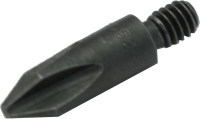 Bit, Phillips Screw-on Shank, OAL 1 3/16, .300 Dia