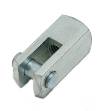 CYLINDER HARDWARE, CLEVIS 090 SERIES 5/16-24 NATIONAL FINE THREAD 1.19 LONG .25 DIAMETER PIN