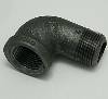 Black Pipe, 1" to 3/4" Elbow