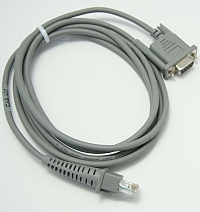 Cable, RS232 Cable Coiled With Special Power Supply Connection, 9 Pin, For D100 or CAB327.