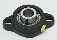 Bearing, FB 160 X 5/8", 2 Square Hole Mount, Setscrew Locking Relube