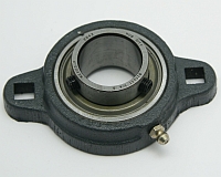 Bearing, FB 160 X 1-1/4", Short Base,  2 Square Hole Mount, Setscrew Locking Relube