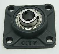 Bearing, FB 250 X 3/4", 4 Hole Mount, Setscrew Locking Relube.