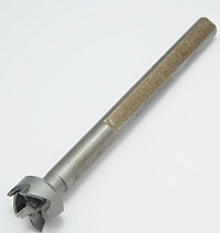 Boring Bit, Multi Spur Bit, 1" Dia, Carbide Tipped, 1/2" Shank With Flat