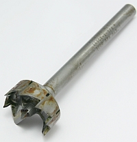Boring Bit, Multi Spur Bit, 1-5/8" Dia, Carbide Tipped, 1/2" Shank