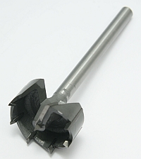 Boring Bit, Multi Spur Bit, 2-1/8" Dia, Carbide Tipped, 1/2" Shank, With Flat