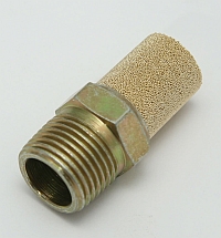 Air, Muffler, 3/8 Thread, Bronze Screen