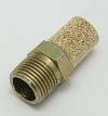 Air, Muffler, 3/8 Thread, Bronze Screen
