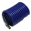 Air Hose, 1/4" ID X 12', Blue With 1/4 NPT Swivel Fittings, Nycoil,H4AS3-12