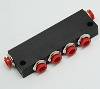 Air, Manifold, Poly-Matic, 1/4" tube O.D, Working Pressure 27 Hg to 250 PSI, 6 Hole, #54044