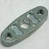Conveyor Axle Support Bracket, 2 Hole, 7/16 Hex