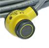 BANNER THRU-BEAM REC 24 VOLTS DC NPN LIGHT OR DARK OPERATE RIGHT ANGLE 18MM 30 FT CORD.