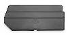 AkroBin, Bin Divider For the Yellow Bin, Black Color, Fits Opening 10-3/4" L,  Copolymer Plastic