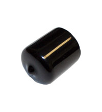 Black End Cap for BikeGrips, EC07