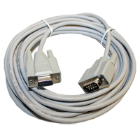 Cable, 25 Ft., DB9, M/F 9C, Serial Straight Thru Extension Cable