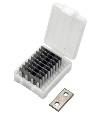 Cutter Blade, 12MM X 25MM X 1.5MM, C4 Micro Grain Carbide, Reversible. (Price Per Pack of 10).