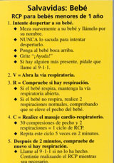Lifesaver: Baby Wallet Cards - Spanish (Pack of 50) (101303)