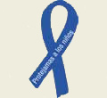 Blue Ribbon "Protejamos a los ninos" Stickers (100/roll)