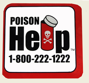 "Poison Help" magnet - Maximum 50ea free per year