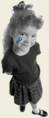 Blue Ribbon Temporary Tattoos