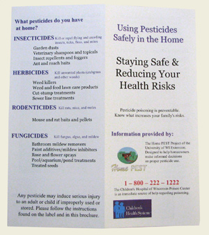 Using Pesticides Safely in the Home (25/pk) (English - preprinted brochure)