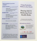 Using Pesticides Safely in the Home (25/pk) (English - preprinted brochure)