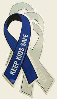 Blue Ribbon Window Cling (25/pack)