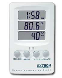 445702 Hygro-Thermometer Clock