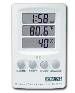 445702 Hygro-Thermometer Clock