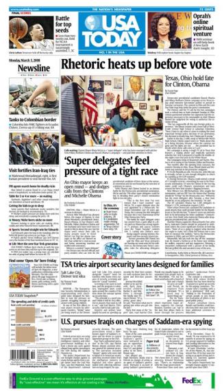 03/03/2008 Issue of USA Today