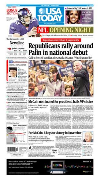 09/04/2008 Issue of USA TODAY