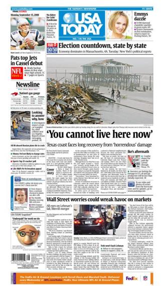 09/15/2008 Issue of USA TODAY